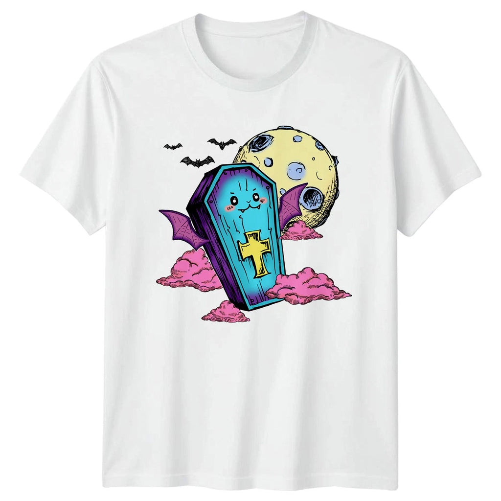 Kawaii Pastel Goth Spooky Cute T-Shirt Halloween Goth Gift For Him And Her