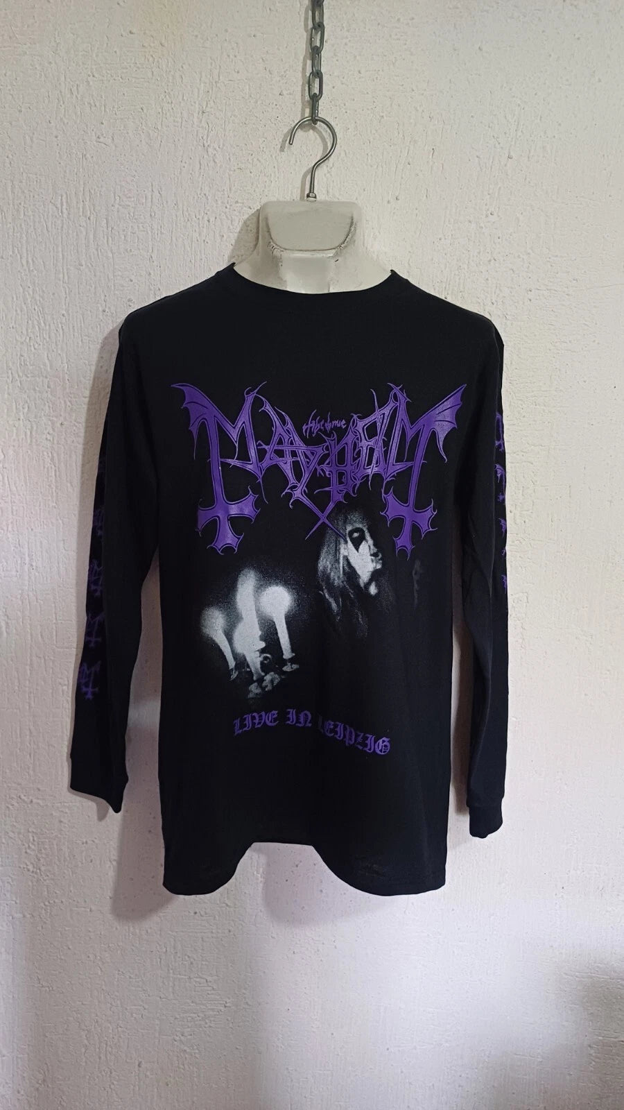 Mayhem Live Leipzig Long Sleeve shirt Black metal Darkthorne Emperor Dissection