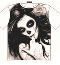 Voodoo tattoo lady with attitude T Shirt Street Fashion Mens Ladies