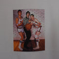 Beastie Boys Basketball White Hip Hop Punk Tee T-shirt by Actual Fact