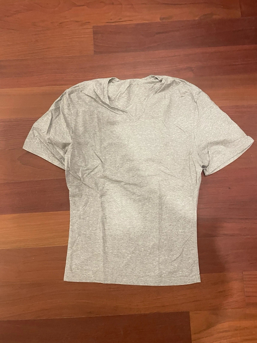 Spanx Compression Shirt - Sculpting V Neck Undershirt T-Shirt - Gray - XL