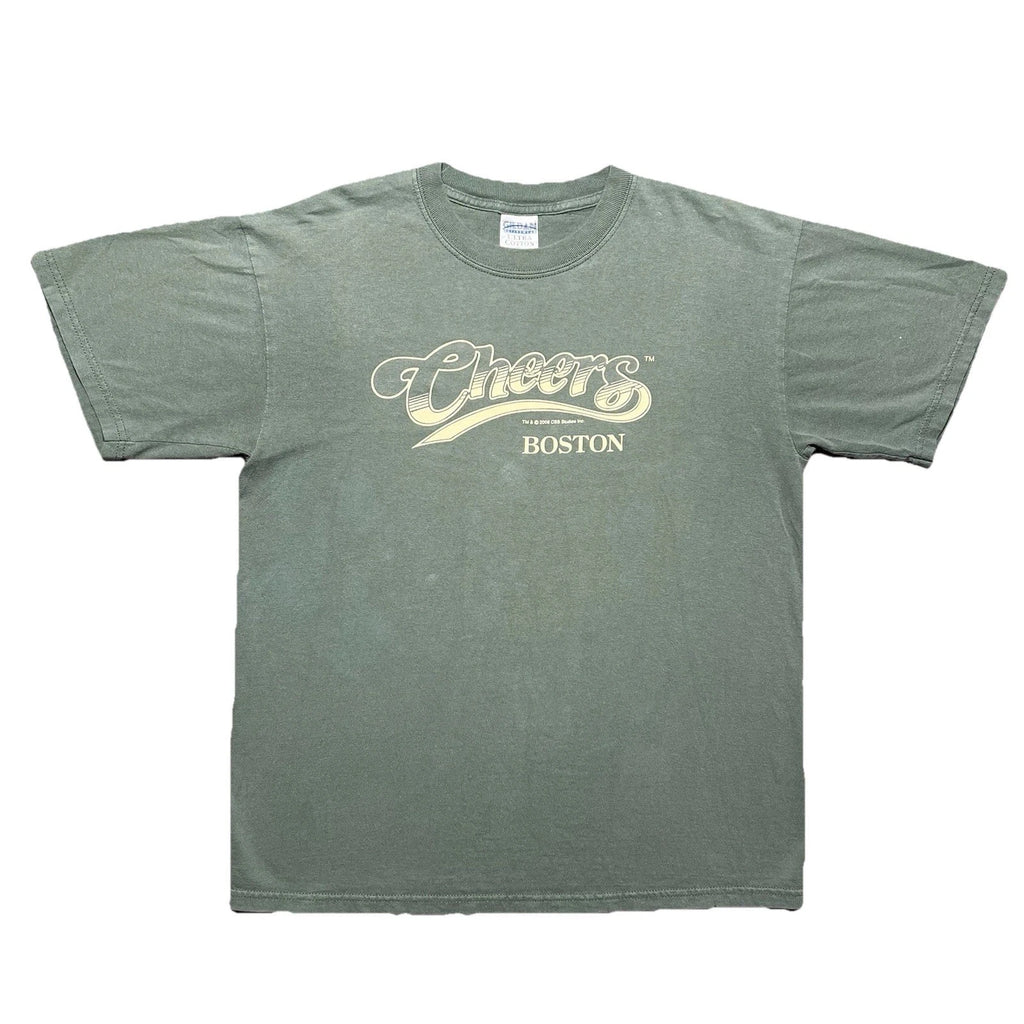 Vintage 2006 Cheers Boston Normisms T Shirt Mens Medium Green TV Show Promo Tee