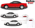 Cadillac Allante Pininfarina Convertible DigiRods / Koolart Cartoon Car T Shirt