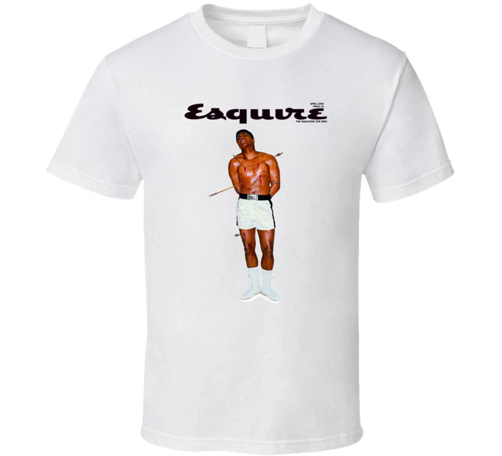 Muhammed Ali, Esquire, Cover, T-Shirt, Boxing, Arrows, Retro, 60's
