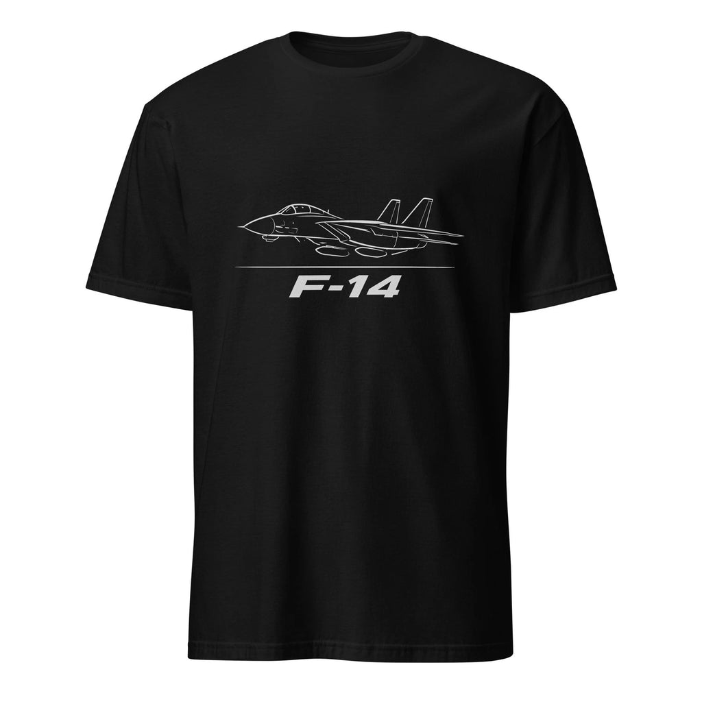 F-14 Tomcat Jet Line Art | Minimalist Fighter Aircraft Aviation Design