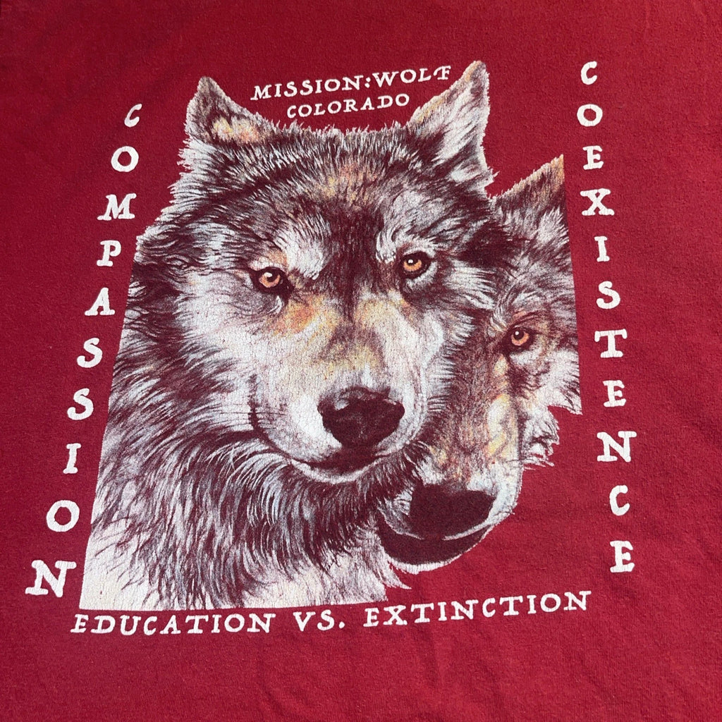 Mission:Wolf Colorado T-shirt Medium Grunge Environmentalist
