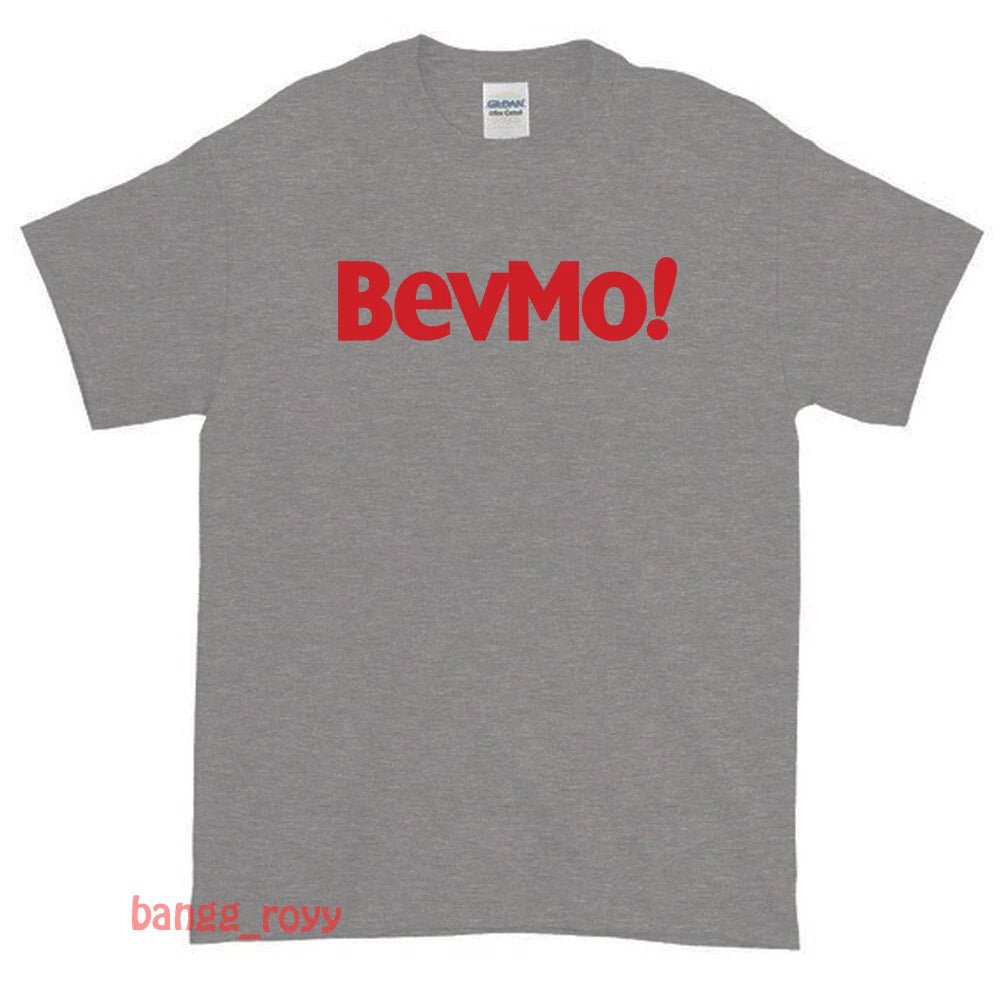New BEVMO Wine Liquor Store Logo Men's Funny T Shirt USA size S - XXL