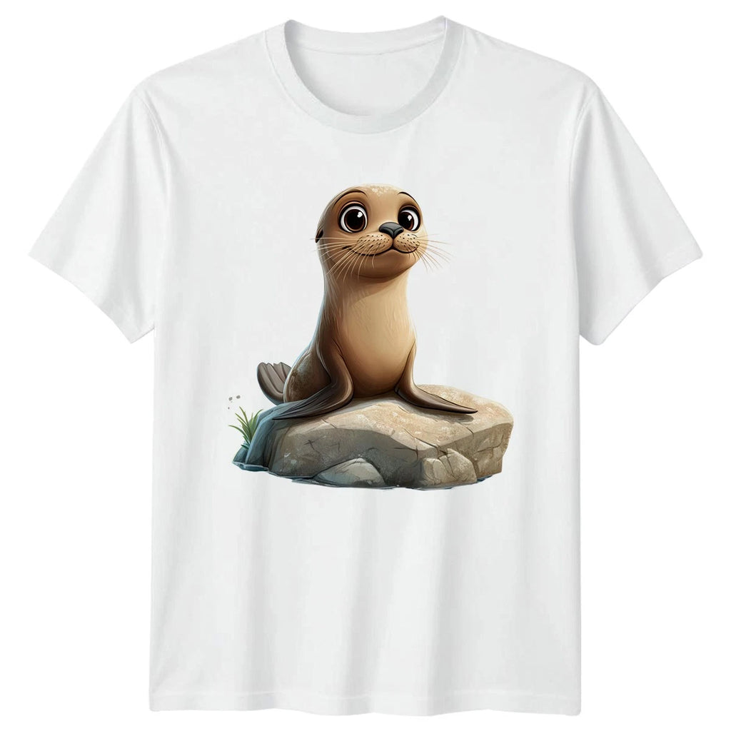 Cute Sea Lion T-Shirt Ocean Animal Wildlife Gift For Him And Her