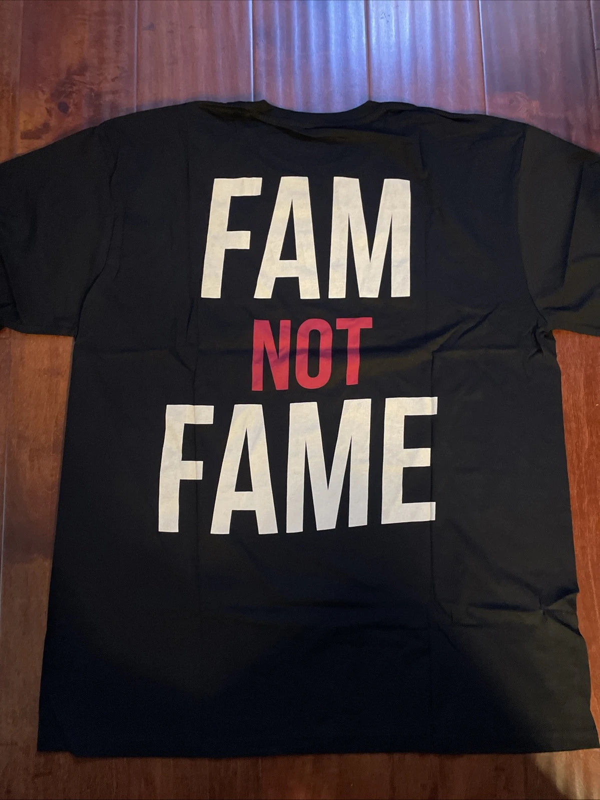 the creative cartel crew Spell Out “fam not fame “t shirt XL