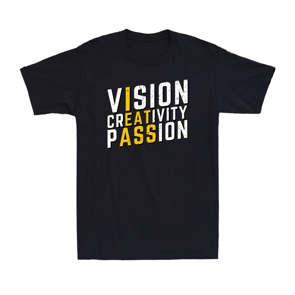 Vision Creativity Passion I Eat Ass, Sarcastic Quotes Funny Saying Men's T-Shirt