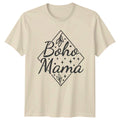 Boho Mama Womens T-Shirt Bohemian Style Motherhood Mothers Day Gift For Her
