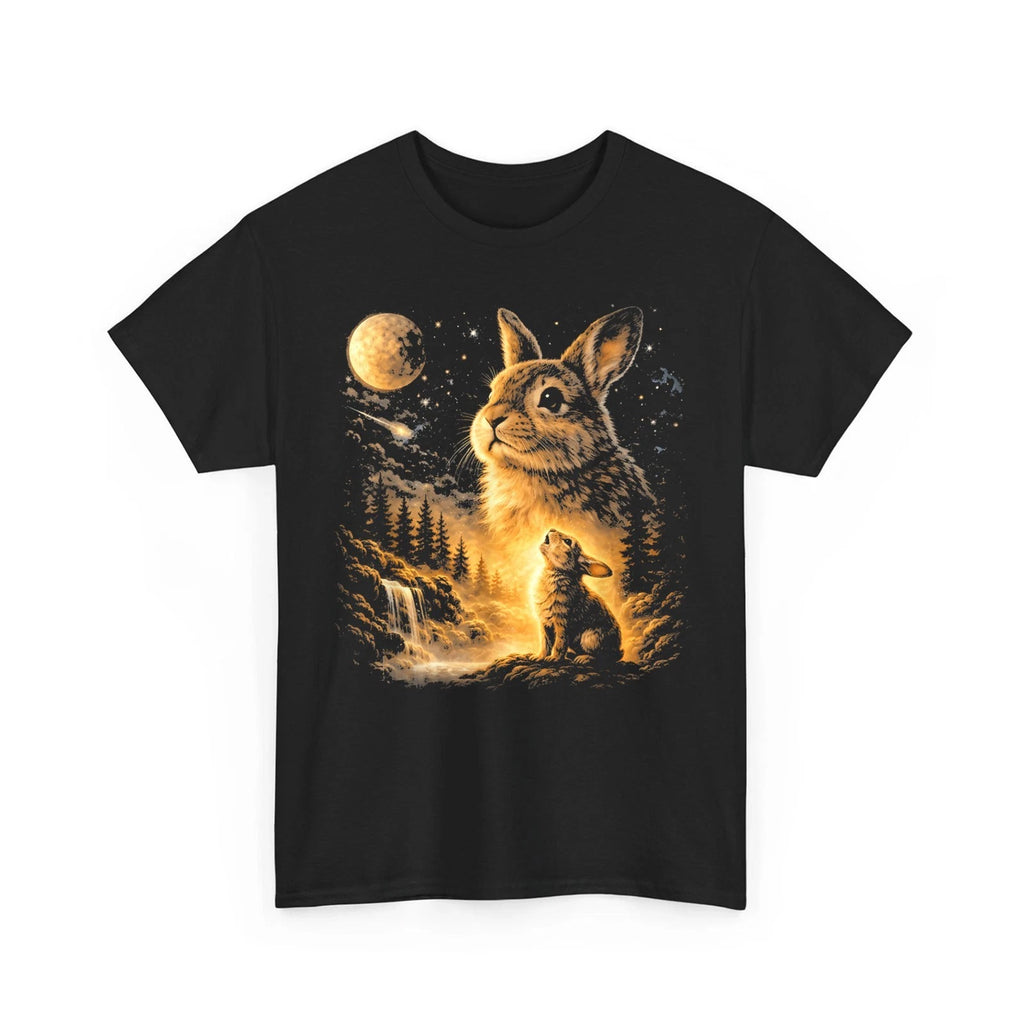 Bunny Howling to The Moon Vintage 90s Rabbit Animal Easter Day Unisex T-Shirt
