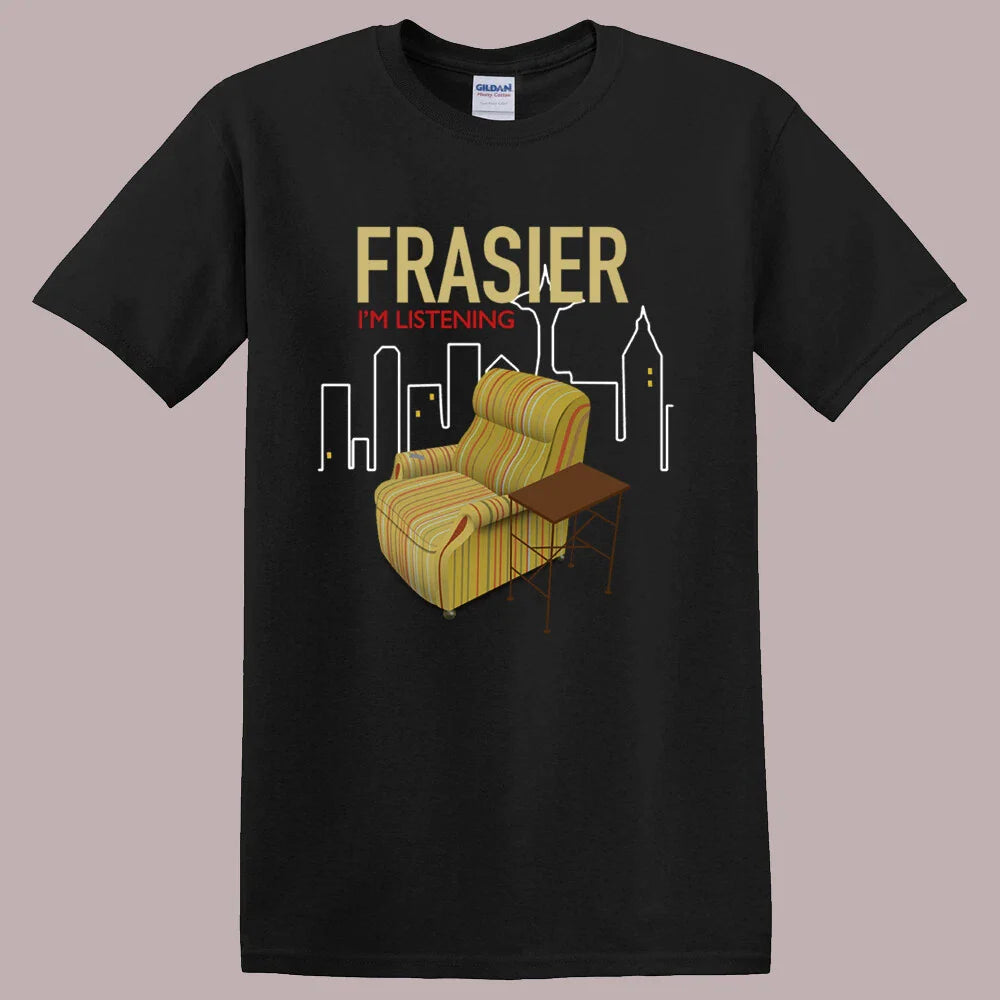 Frasier Seattle TV Show Men's Black Size S-5XL