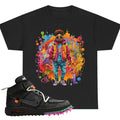 Shirt To Match Mid Black Unisex Tee Psychedelic Shirt Gift For Him
