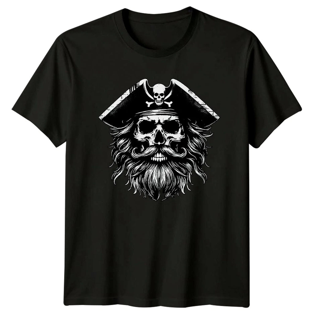 Pirate Skull Head Mens T-Shirt Pirate Gift For Him