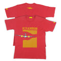 Vintage Y2K Roy Lichtenstein Airplane Pop Art Uniqlo Double-Sided Red T-Shirt L
