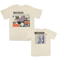 Authentic Refused The Shape of Punk To Come Cover Tracks T-Shirt Ivory S-2XL NEW
