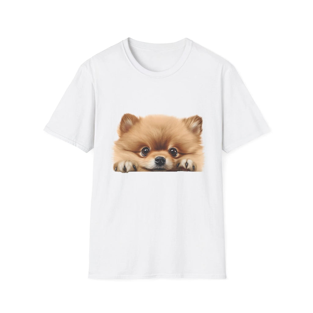 Cute Pomeranian Dog T-Shirt, Pet Lover Gift, Dog Mom Apparel, Animal Tee,