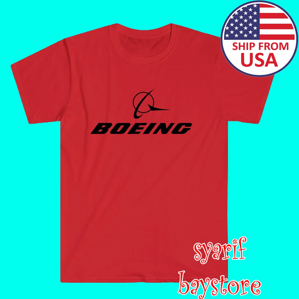 Boeing American Aircraft Airways Men's Red Size S to 5XL