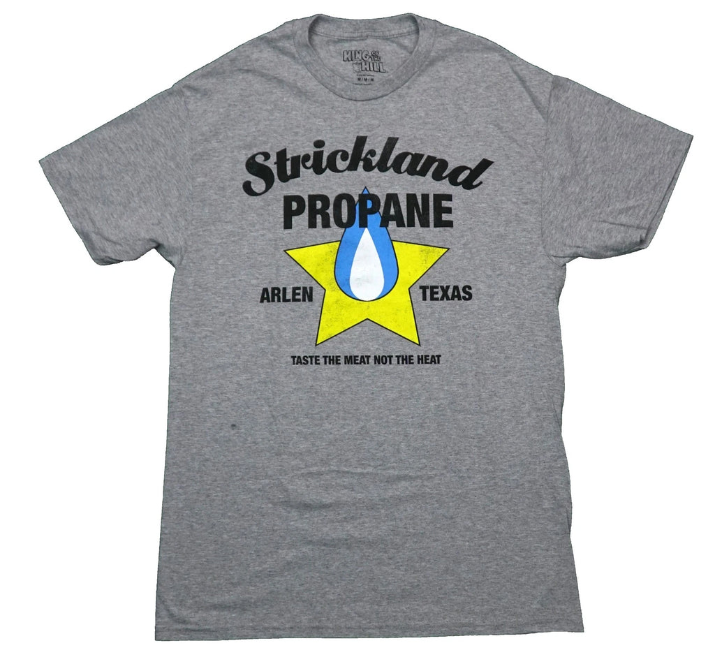 King of the Hill  New Adult T-Shirt -Strickland Propane Logo Arlen Texas