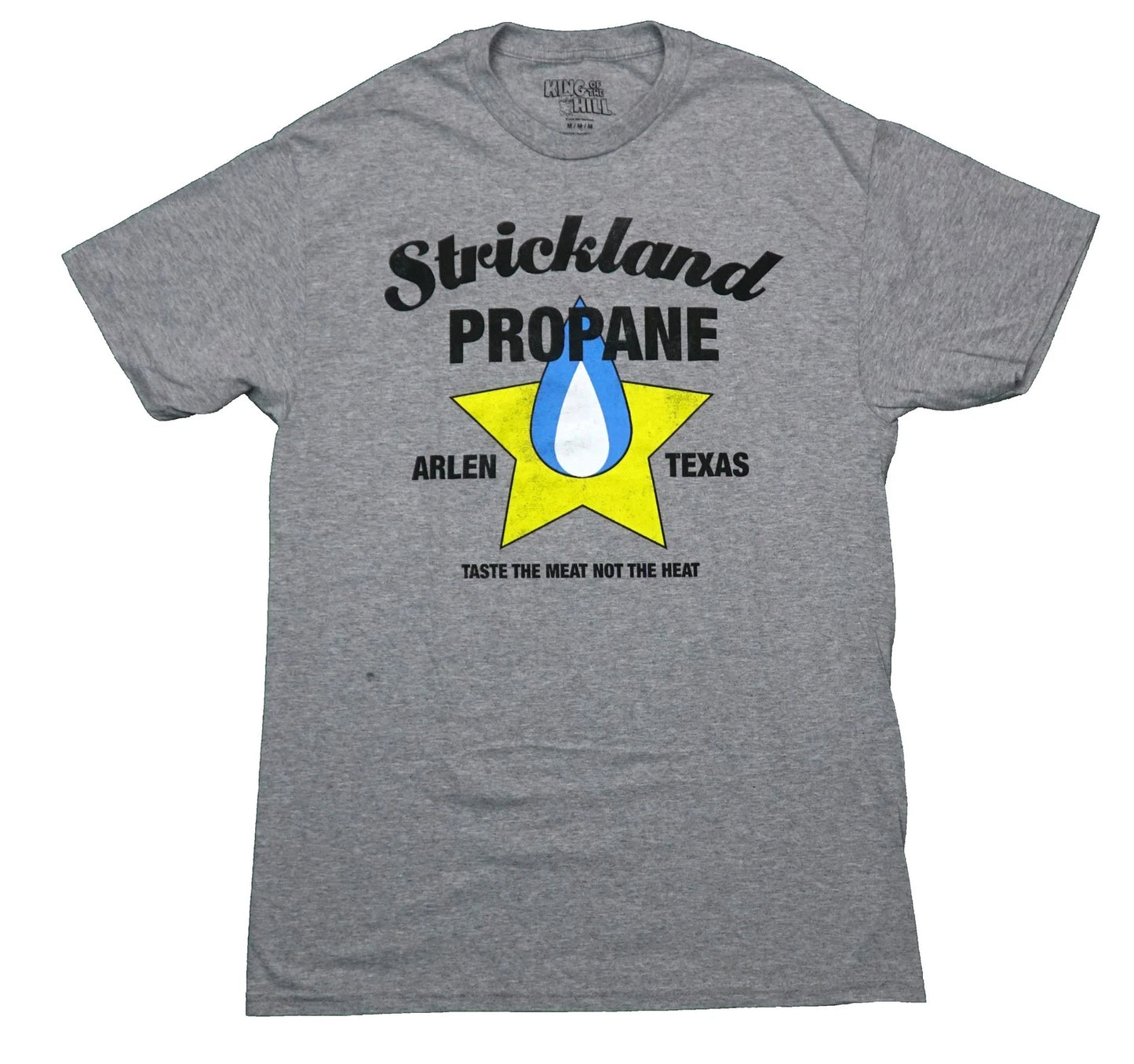 King of the Hill  New Adult T-Shirt -Strickland Propane Logo Arlen Texas