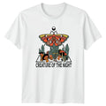 Creature Of The Night T-Shirt Moth Mushroom Crystal Nature Mystical Birthday