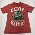 URBAN BEAST Death Crew T-Shirt  Adult Medium Distressed Mineral Wash Street Wear