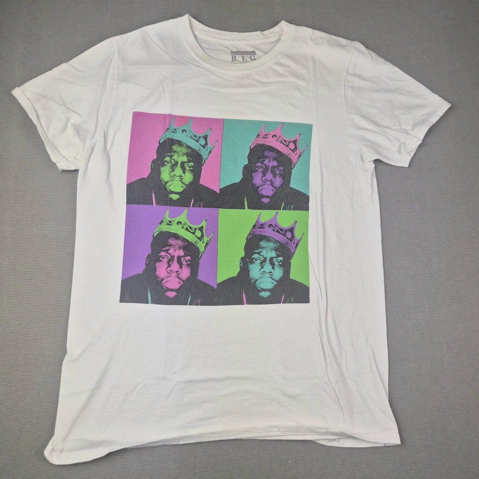 Notorious B.I.G. Pop Art Andy Warhol T-shirt size Medium