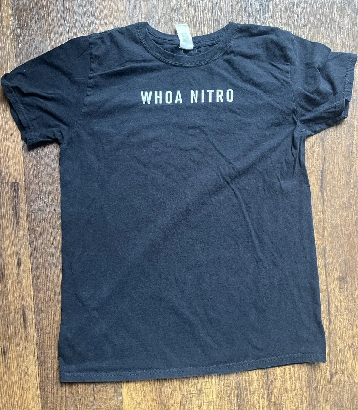 Men's Starbucks T-Shirt Black Solid M Coffee Cafe Nitro Iced Spell-Out Logo