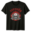 Serenity Skull Floral Hands T-Shirt Gift For Him And Her