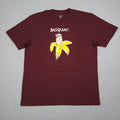 Jean Michel Basquiat Shirt Men Medium Maroon Gap Banana Andy Warhol 80s Pop Art