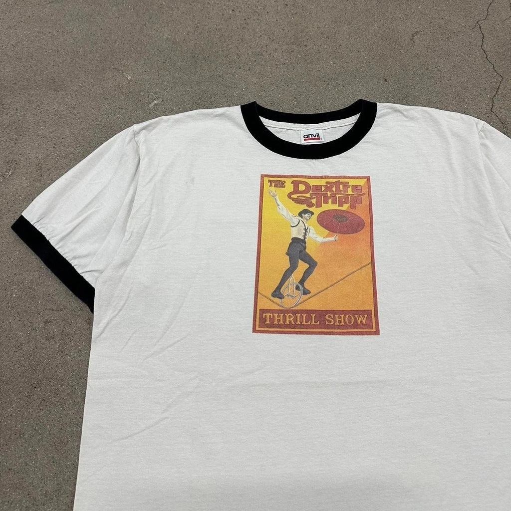 Y2K Dextre Tripp Thrill Show RARE Ringer T-Shirt