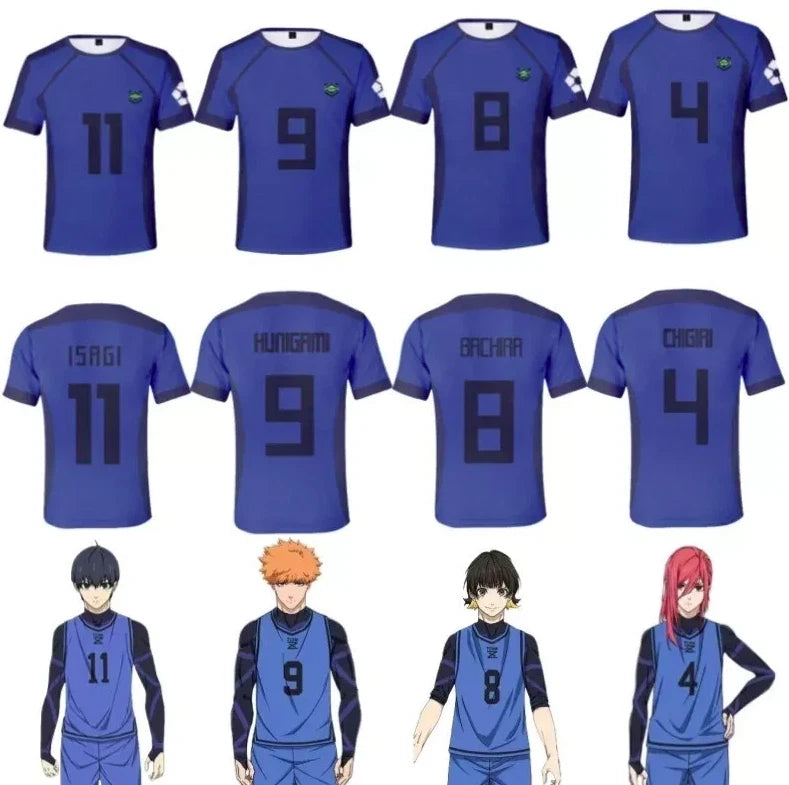Blue Lock TEAM Isagi, Rin, Nagi & Co. | Anime Jerseys for Fans | Designs & Si