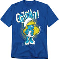 The Smurfs Smurfette Gotcha! T-Shirt S-4XL, Royal