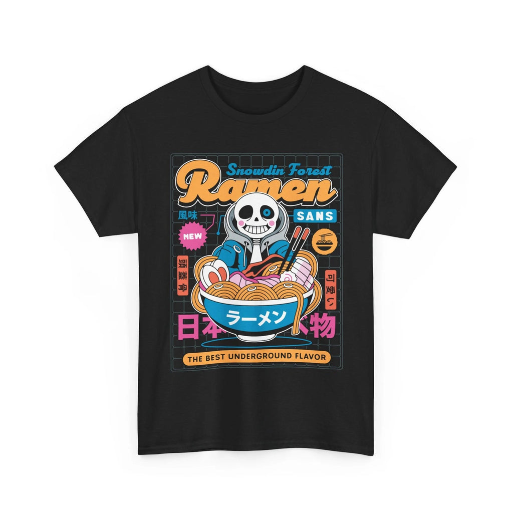 Snowdin Forest Ramen Aesthetic Unisex T-Shirt. Undertale Video Game.