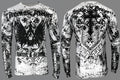 Archaic By Affliction Men's Long Sleeve T-shirt Achilles Wings Cross S-4XL