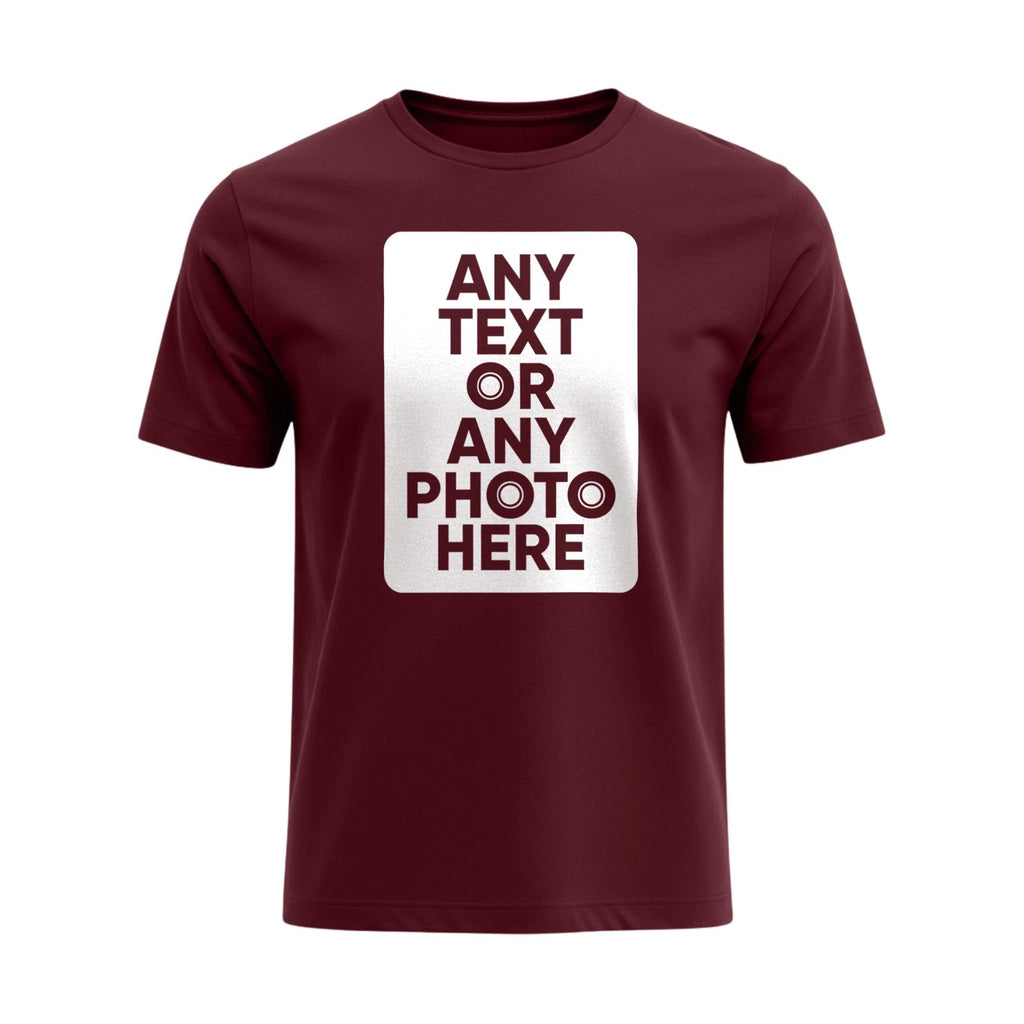 Personalised T-Shirt – Custom Name, Text & Logo | Men’s Organic Cotton Tee