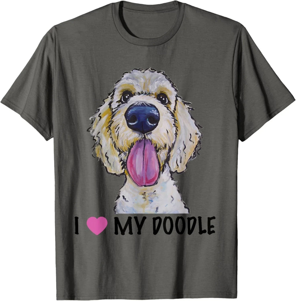 I Love My Doodle Shirt, Golden Doodle T-Shirt