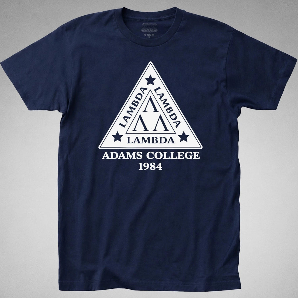 Tri Lambda T-SHIRT tee 80s Revenge of the Nerds booger Fraternity college 1984