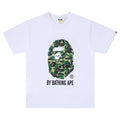 BAPE ABC Camo Ape Head T-Shirt White Green | A Bathing Ape