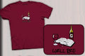 Wine Is Life WELL RED Read Book Drink Red Wine New T-shirt by The Mountain