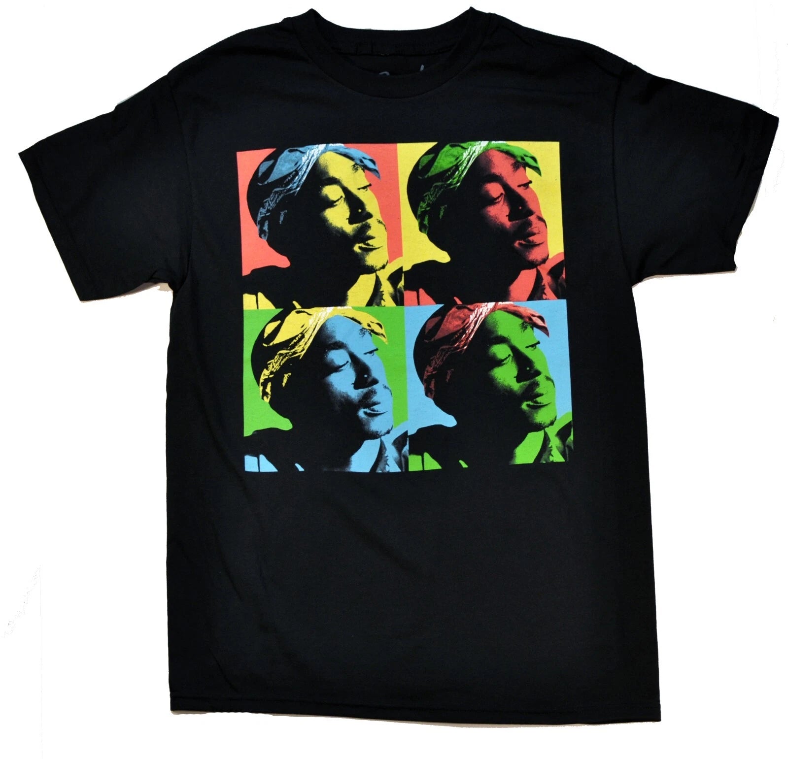 TUPAC Warhol Pop Art Slim Fit T-SHIRT NEW S M L XL XXL official 2pac shakur