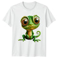 Cute Baby Chameleon Animal Unisex Graphic Tee Reptile Lover Shirt