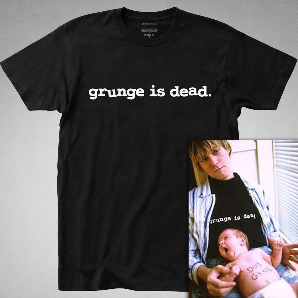 Grunge is Dead T Shirt - kurt cobain, 90s, rock, tee punk music ALL SIZES