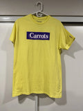 Carrots By Anwar Carrots Box Logo Mens Graphic Yellow T-Shirt Size M