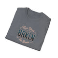 BROOKLIN NEW YORK NYC Minimalist Transparent Graphic Tee Green - 6 color choices