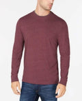 CLUB ROOM Red Plum Crewneck Shirt Doubler  Cotton Lightweight Regular Fit 2XL