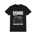 Fossilized Fury T-Shirt  Retro Dinosaur Skeleton Graphic Tee T-Rex Grunge Top