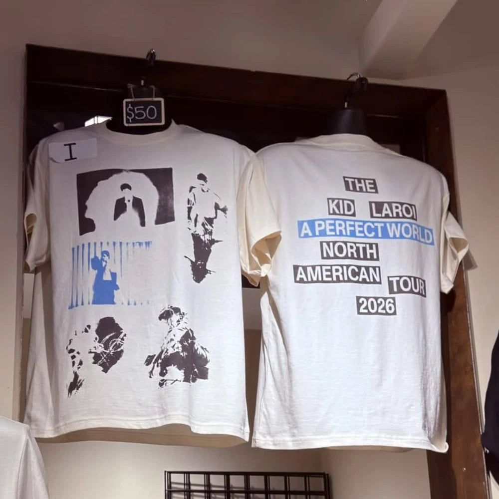 The Kid LAROI A PERFECT WORLD TOUR MERCH BOOTH T-shirt