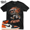 Shirt To Match 1 Shattered Backboard Unisex Tee Cool Shirt Sneaker Shirt